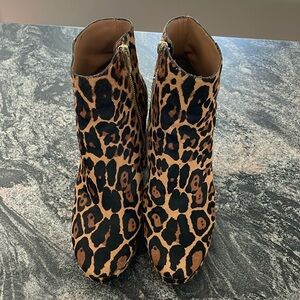 Calvin Klein genuine calf hair bootie size 8